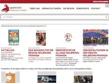 Tablet Screenshot of pro-region.de